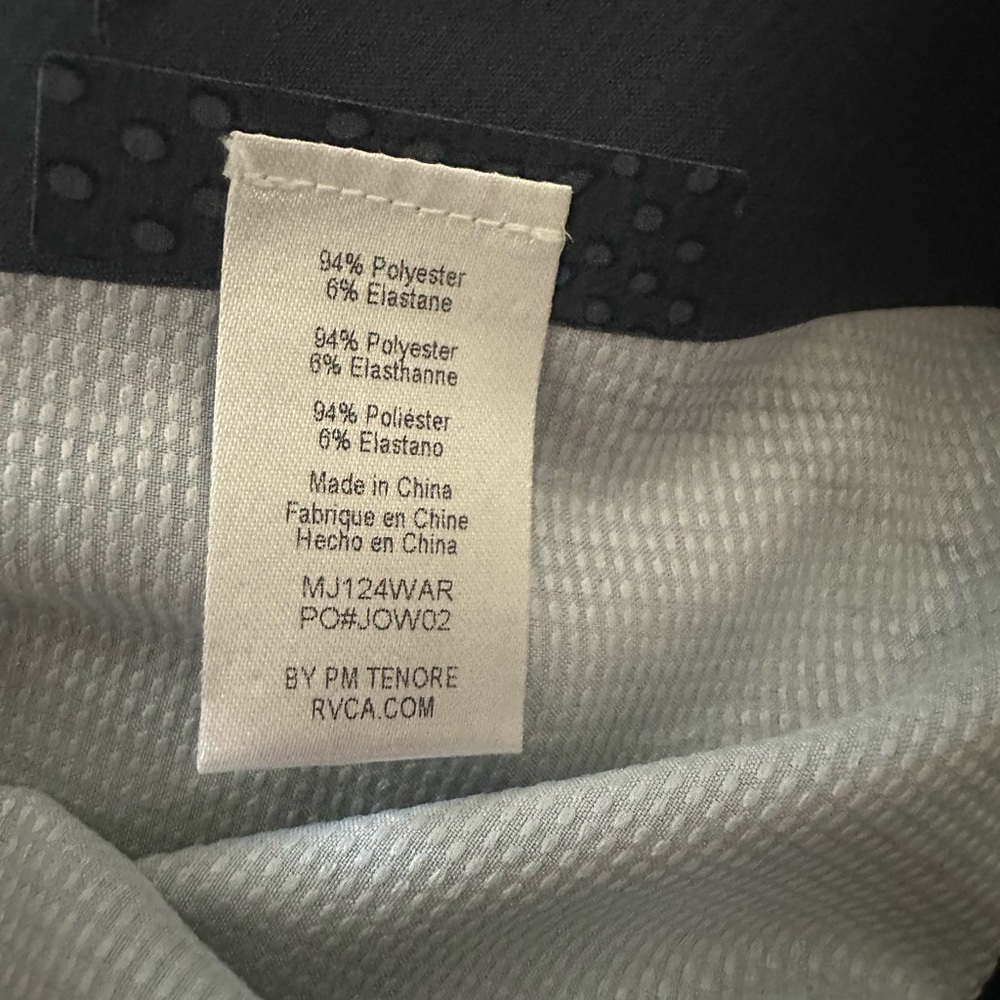 RVCA Dark Blue Board Shorts NWOT - Picture 4 of 4